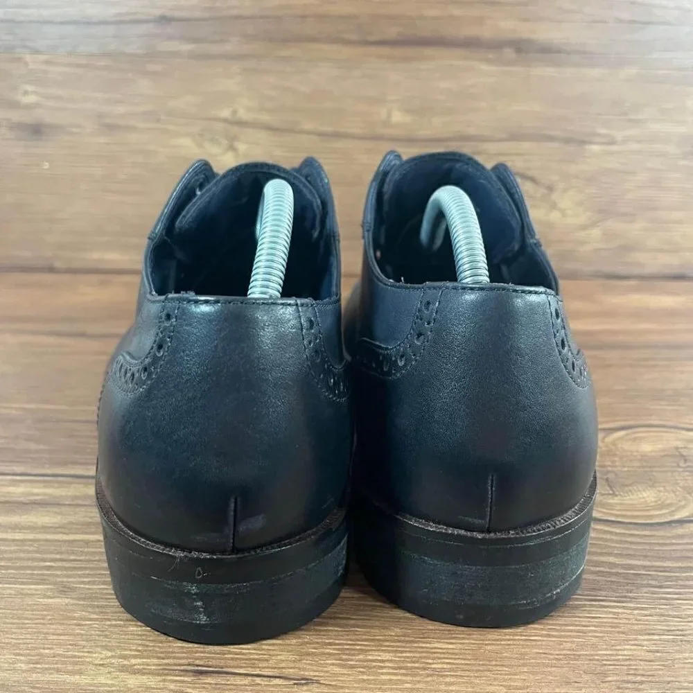 Cole Haan Jefferson Grand 2.0‎ Black Leather Cap Toe Dress Shoes Men’s Size 10